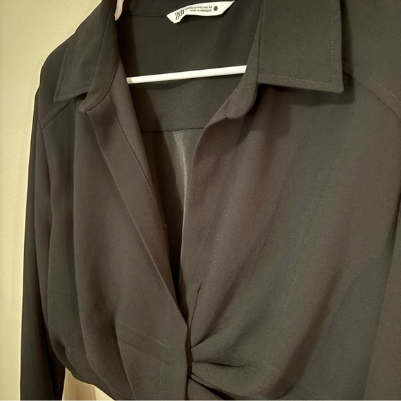 Zara Tops - Zara Black Crop Top